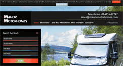 Desktop Screenshot of manormotorhomes.com